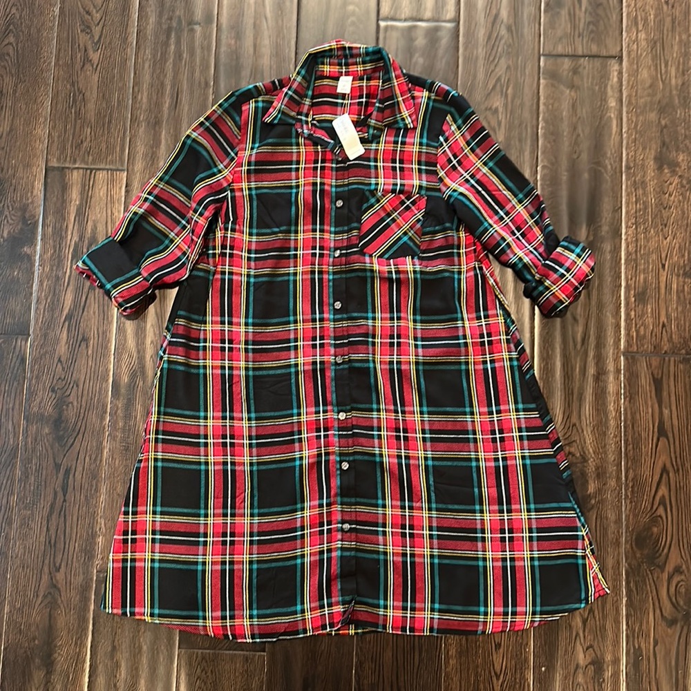 Old Navy Plaid Tunic